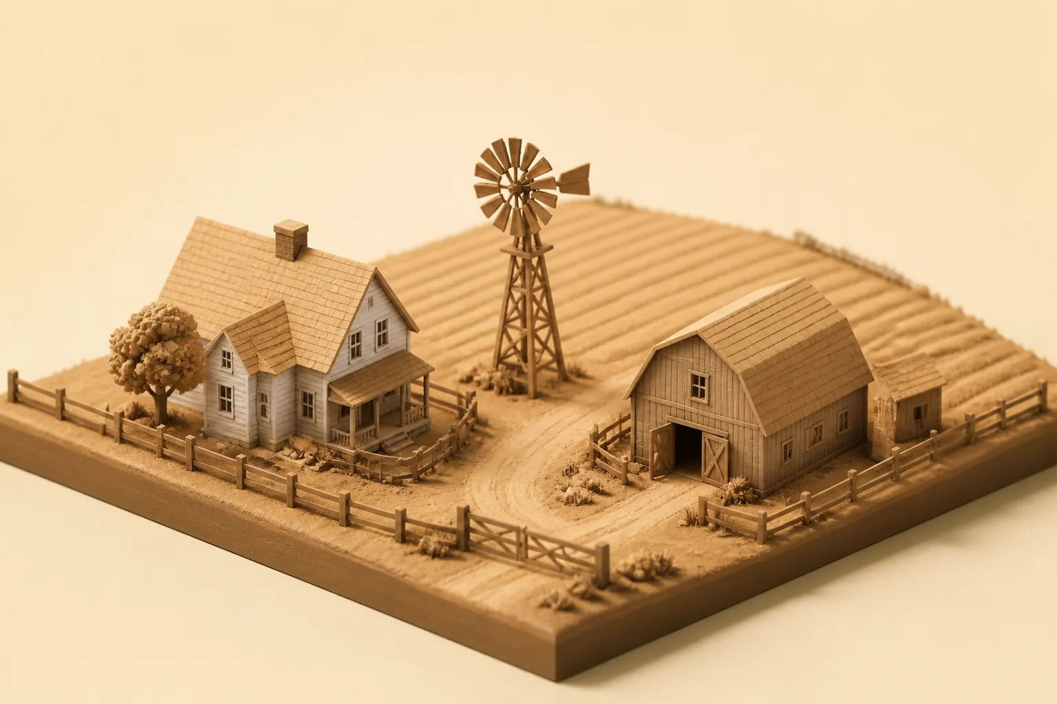 Kansas prairie from the Wizard of Oz stills scroll world